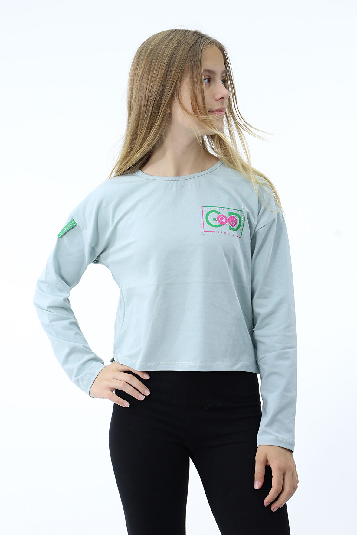 Toontoy Kız Çocuk Baskılı Tişört