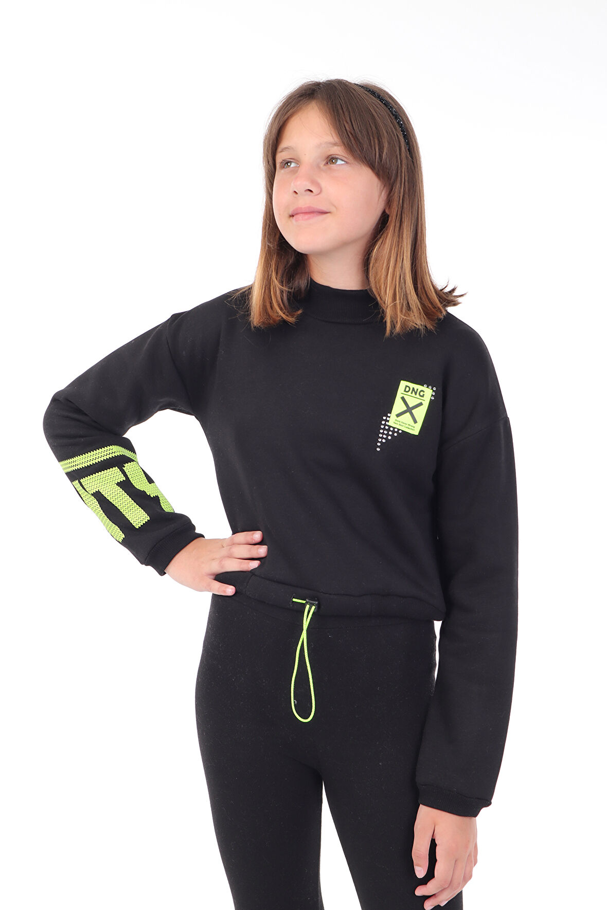Toontoy Kız Çocuk Baskılı Sweatshirt