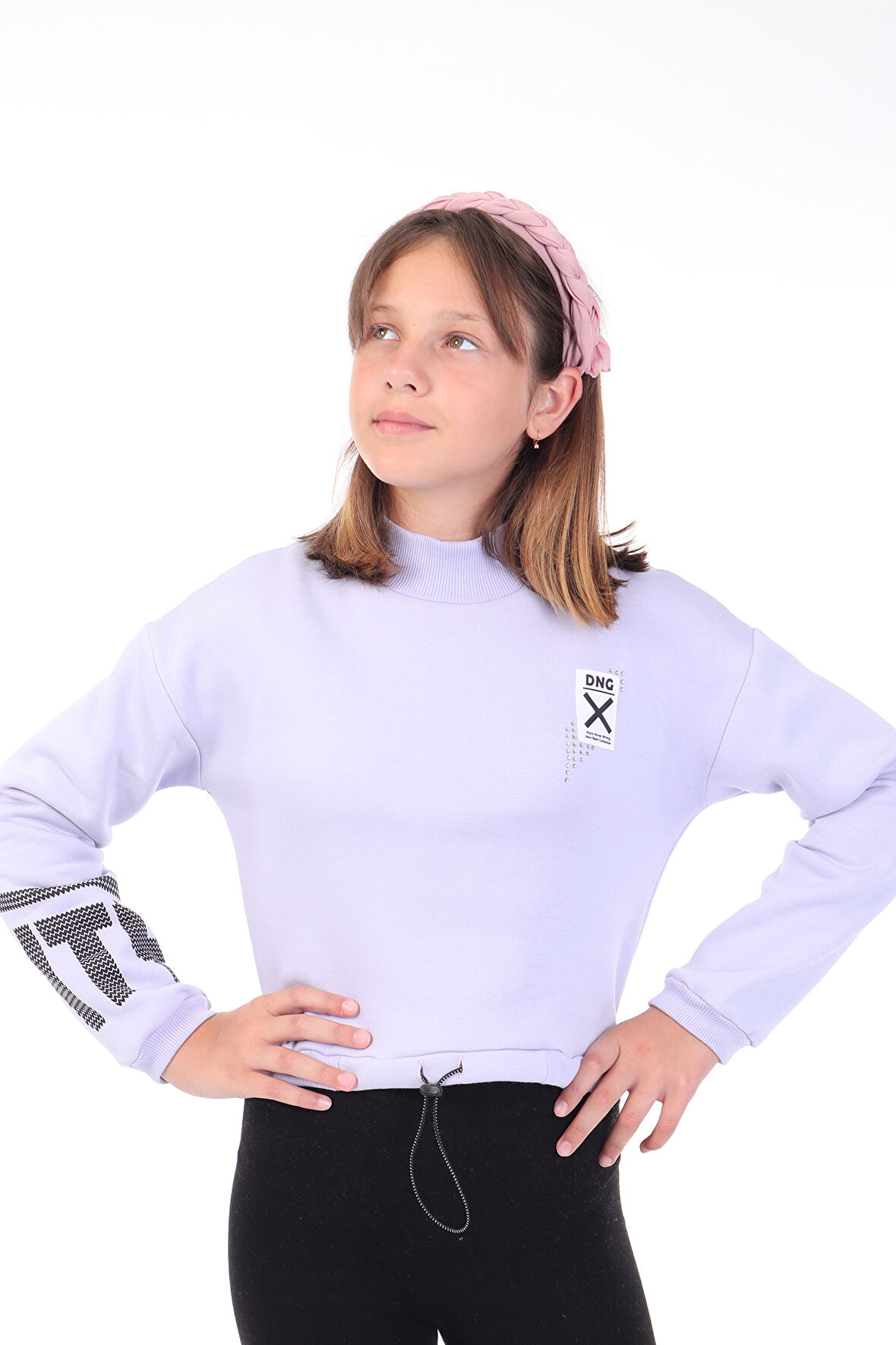 Toontoy Kız Çocuk Baskılı Sweatshirt