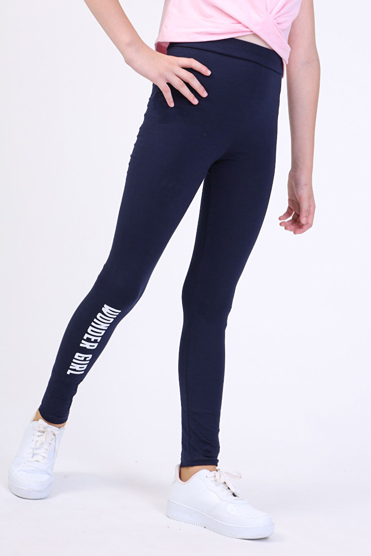 Toontoy Kız Çocuk Baskılı Tayt