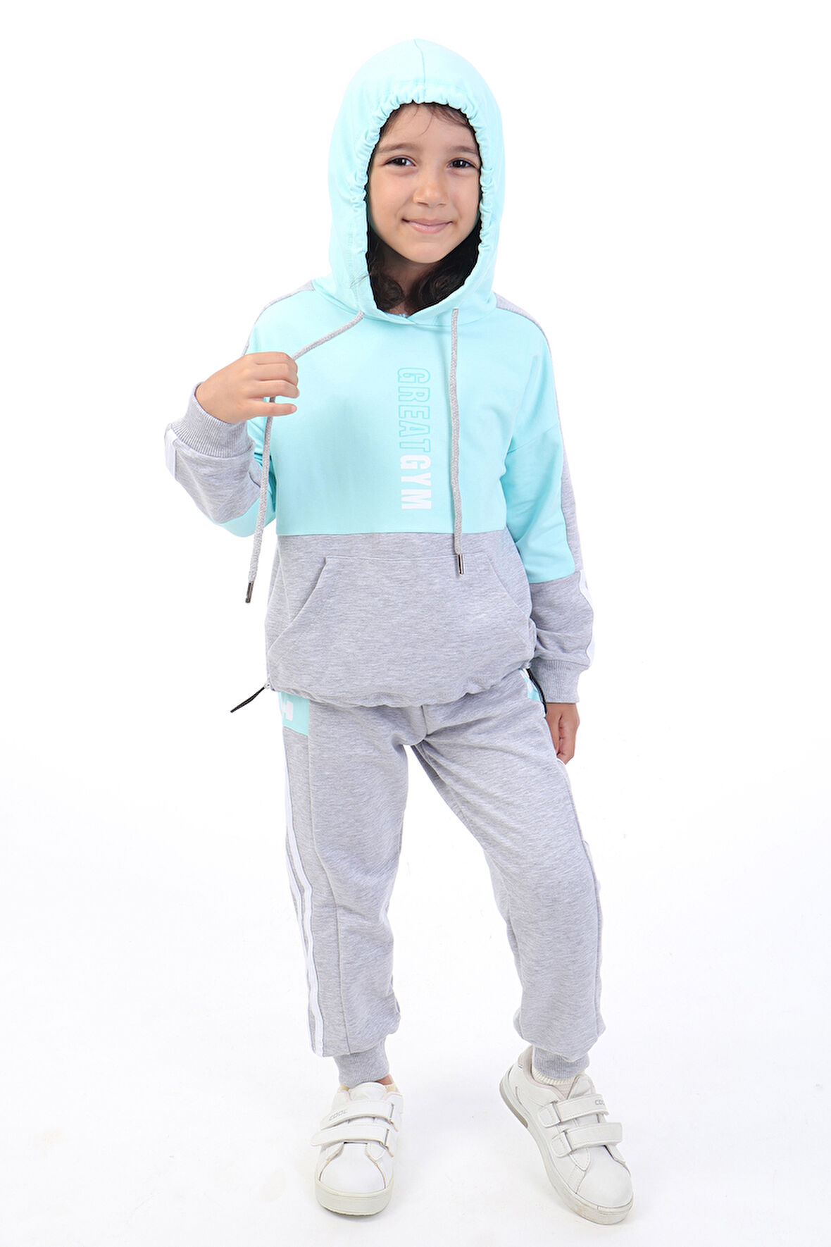 Toontoy Kız Çocuk Baskılı Eşofman Takım