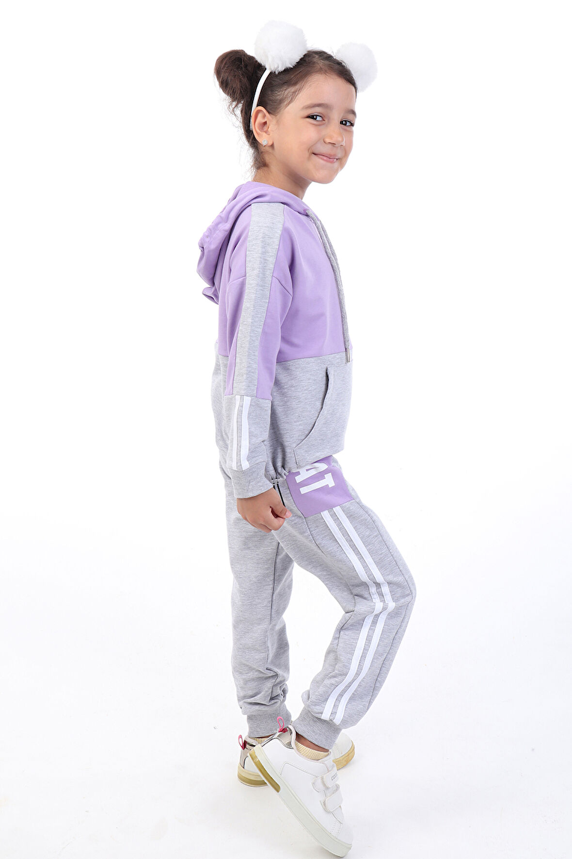 Toontoy Kız Çocuk Baskılı Eşofman Takım