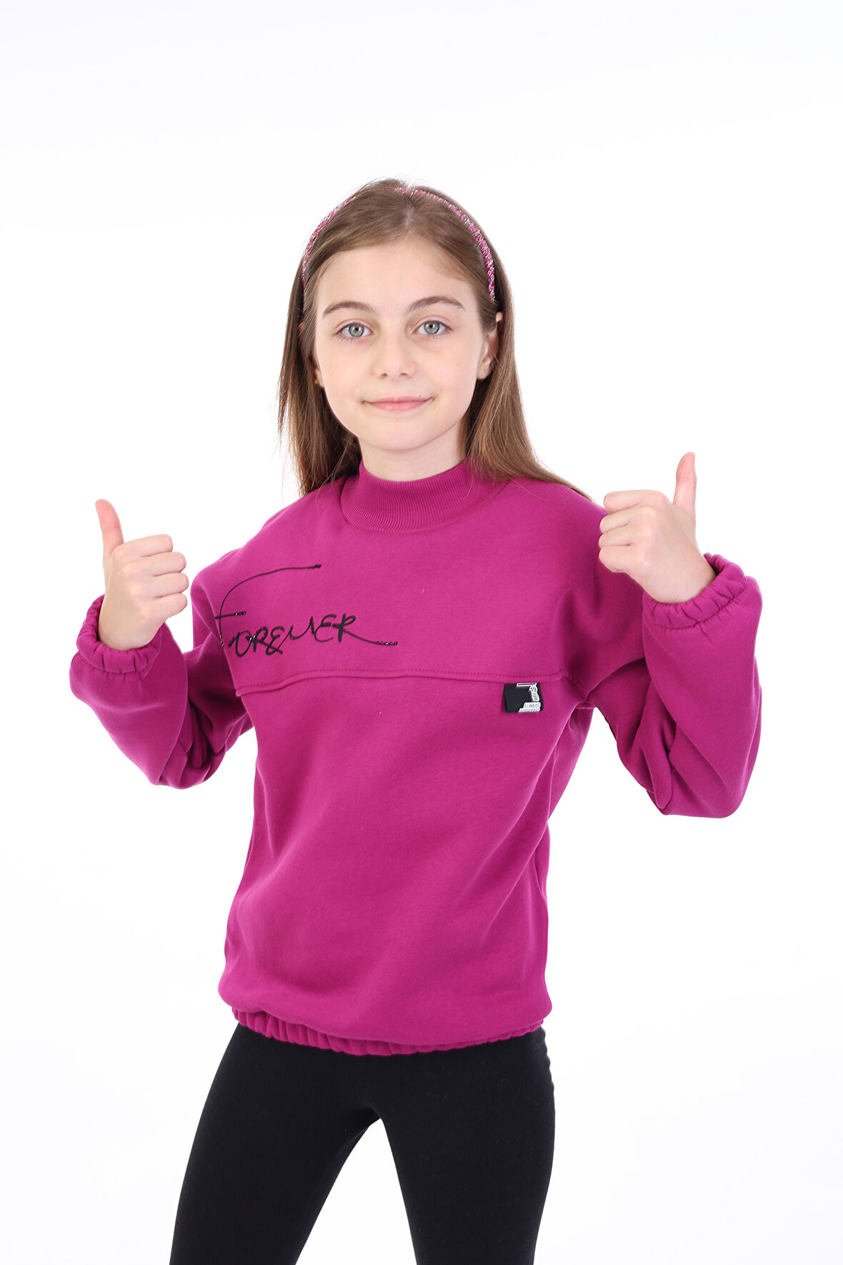 Toontoy Kız Çocuk Baskılı Sweatshirt