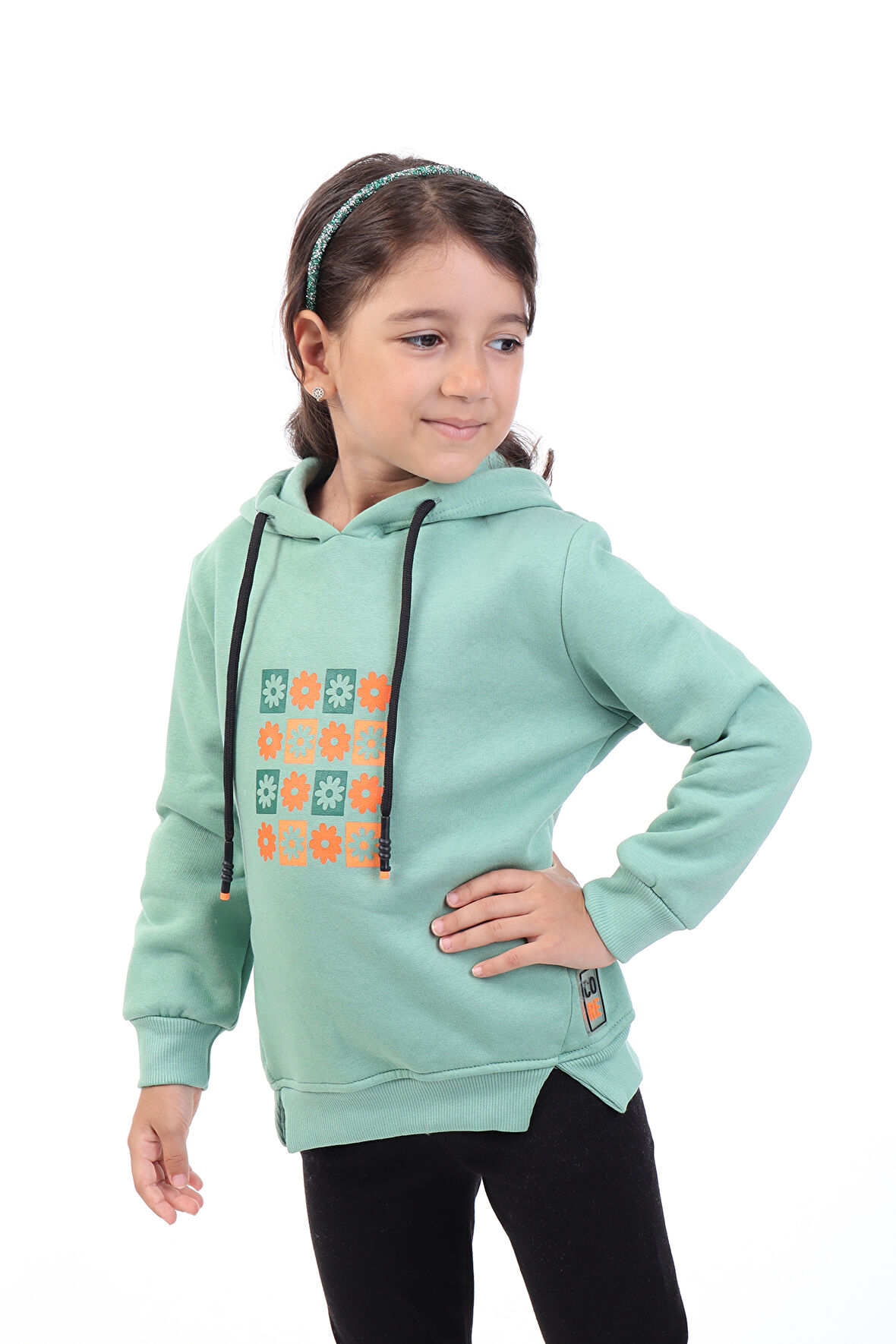 Toontoy Kız Çocuk Baskılı Sweatshirt