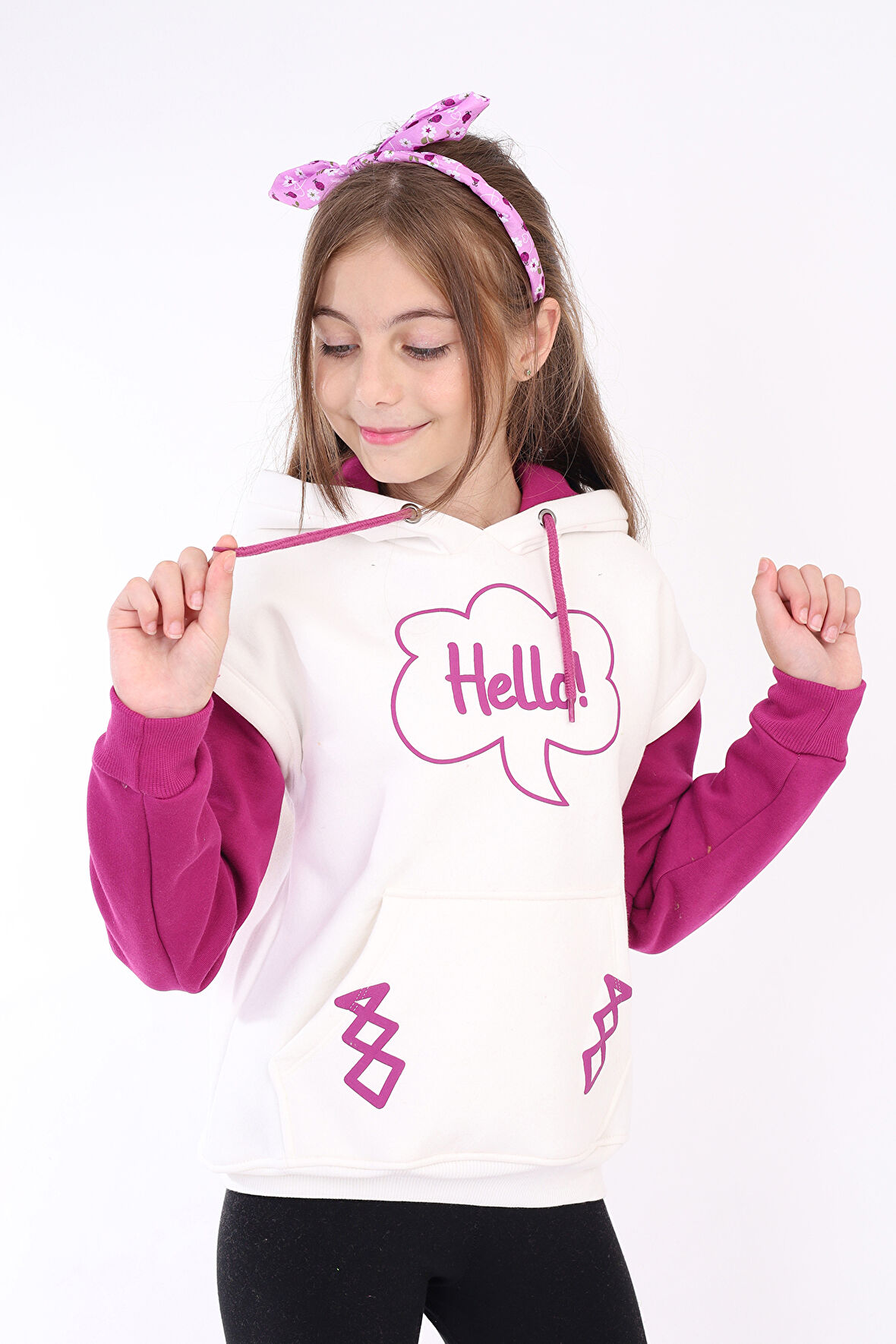 Toontoy Kız Çocuk Baskılı Sweatshirt