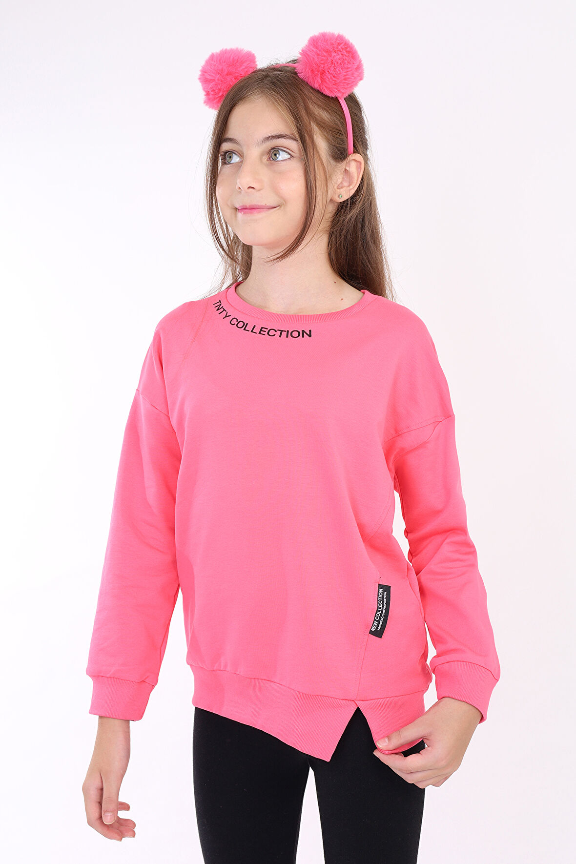 Toontoy Kız Çocuk Baskılı Sweatshirt