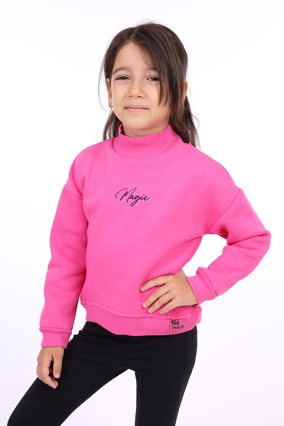 Toontoy Kız Çocuk Nakışlı Sweatshirt