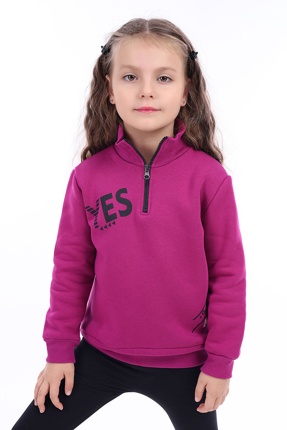 Toontoy Kız Çocuk Baskılı Sweatshirt