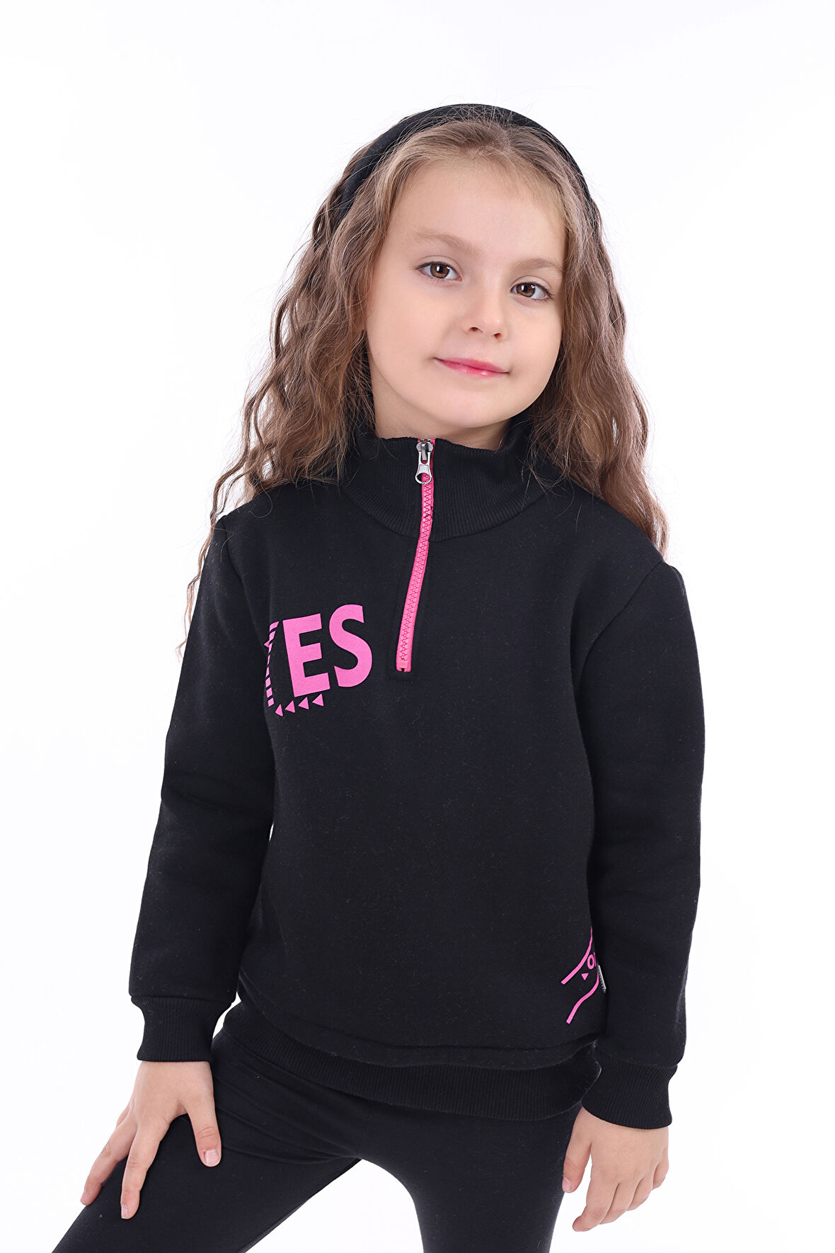 Toontoy Kız Çocuk Baskılı Sweatshirt