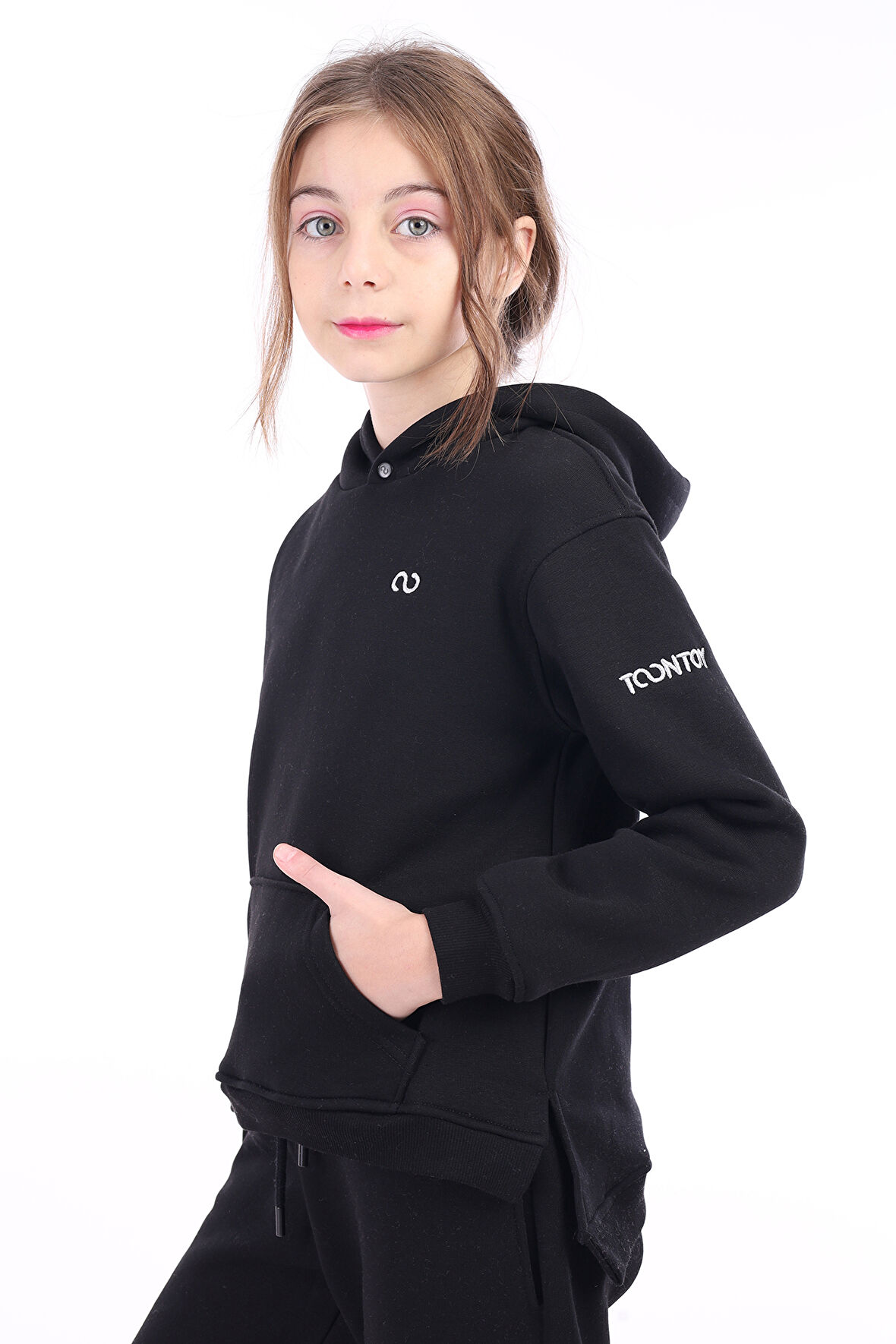 Toontoy Kız Çocuk Nakışlı Sweatshirt
