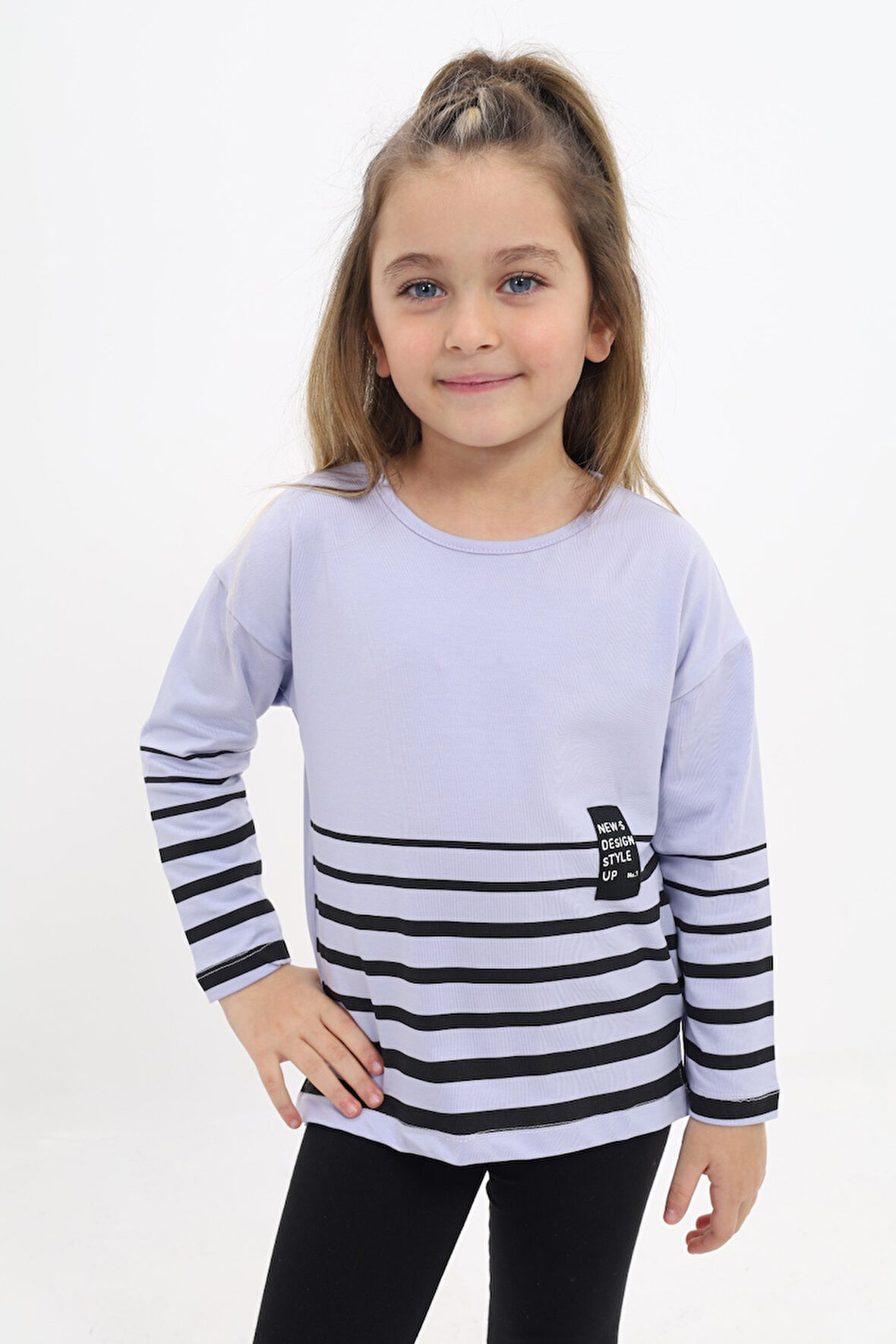 Toontoy Kız Çocuk Baskılı Tişört