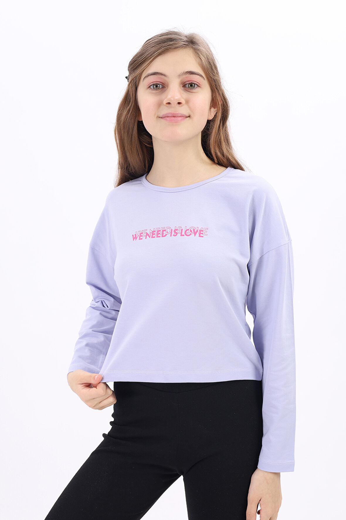 Toontoy Kız Çocuk Baskılı Tişört