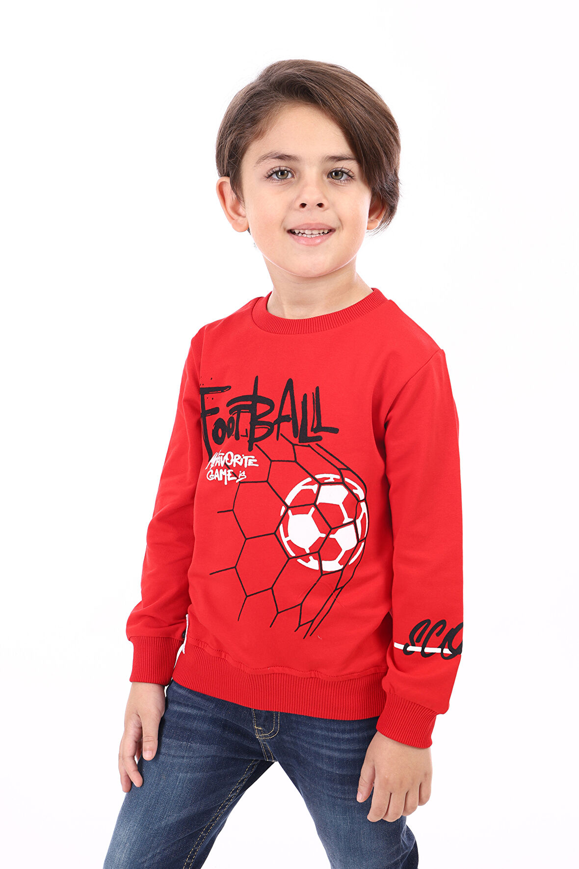 Toontoy Erkek Çocuk Baskılı Sweatshirt
