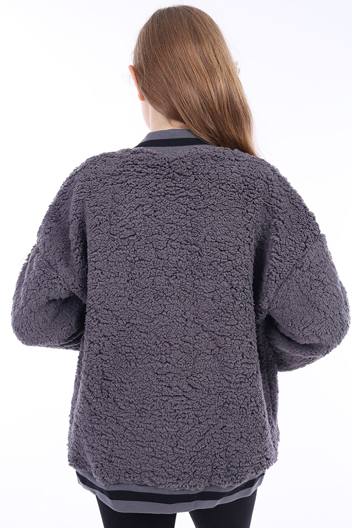 Toontoy Kız Çocuk Nakışlı Hırka