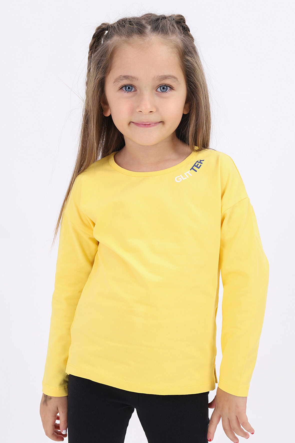 Toontoy Kız Çocuk Baskılı Tişört