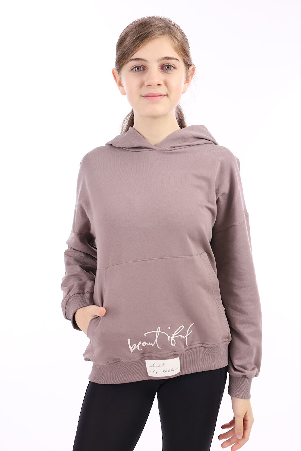 Toontoy Kız Çocuk Nakışlı Sweatshirt