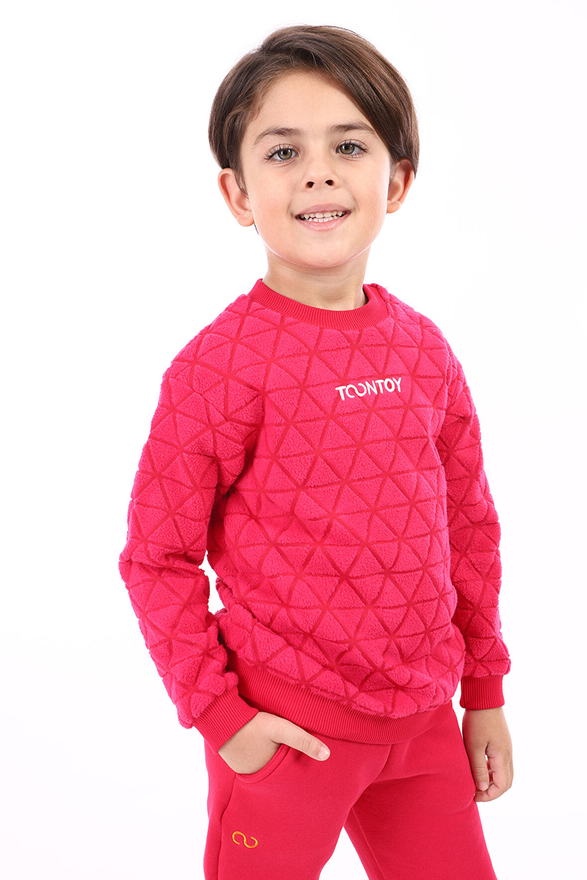 Toontoy Unisex Çocuk Nakışlı Sweatshirt