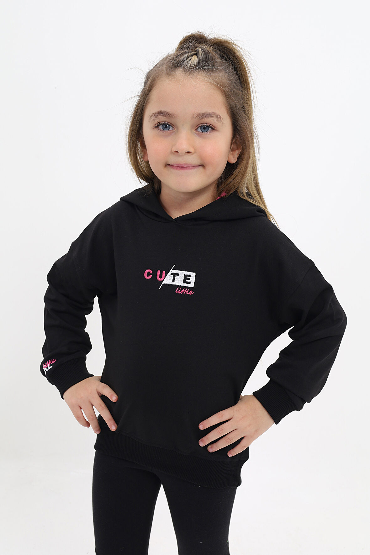 Toontoy Kız Çocuk Nakışlı Sweatshirt