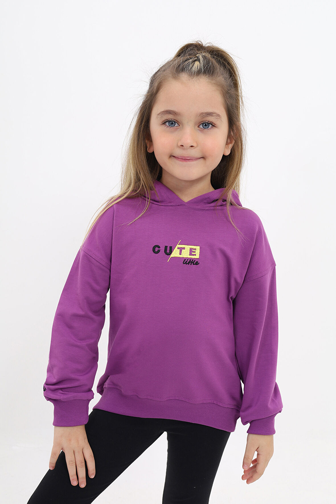 Toontoy Kız Çocuk Nakışlı Sweatshirt
