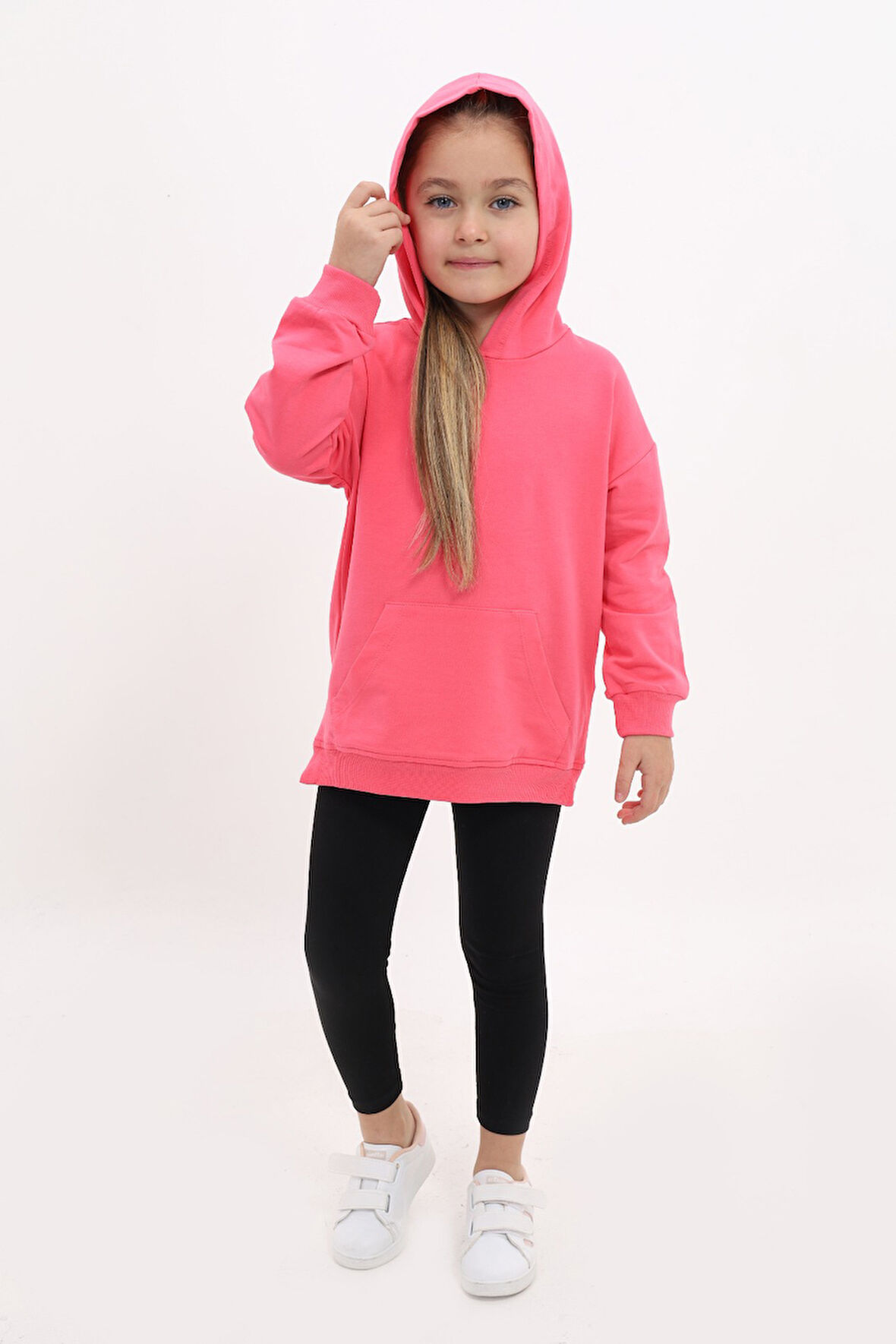 Toontoy Kız Çocuk Nakışlı Taytlı Takım