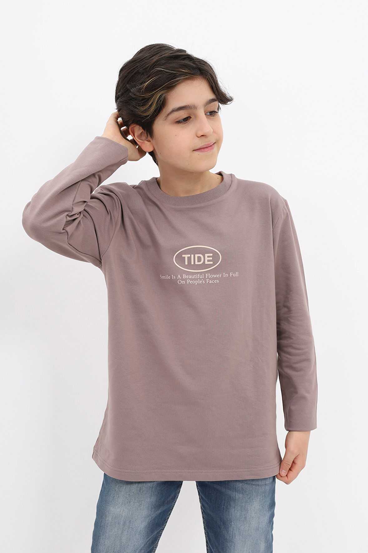 Toontoy Erkek Çocuk Baskılı Sweatshirt