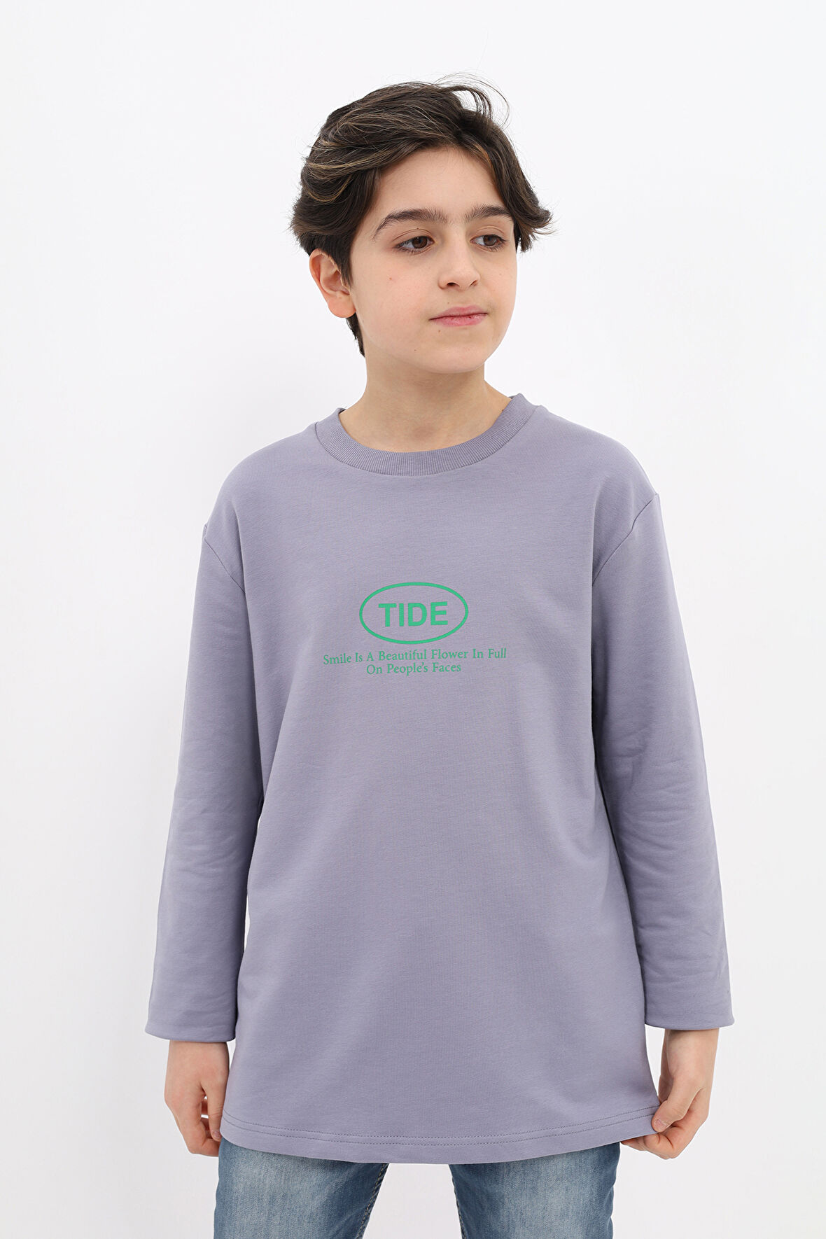 Toontoy Erkek Çocuk Baskılı Sweatshirt