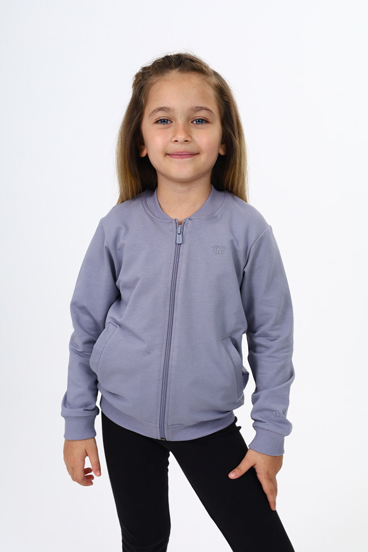 Toontoy Kız Çocuk Nakışlı Hırka