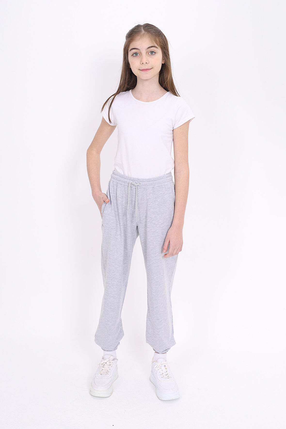 Toontoy Kız Çocuk Baskılı Eşofman Alt