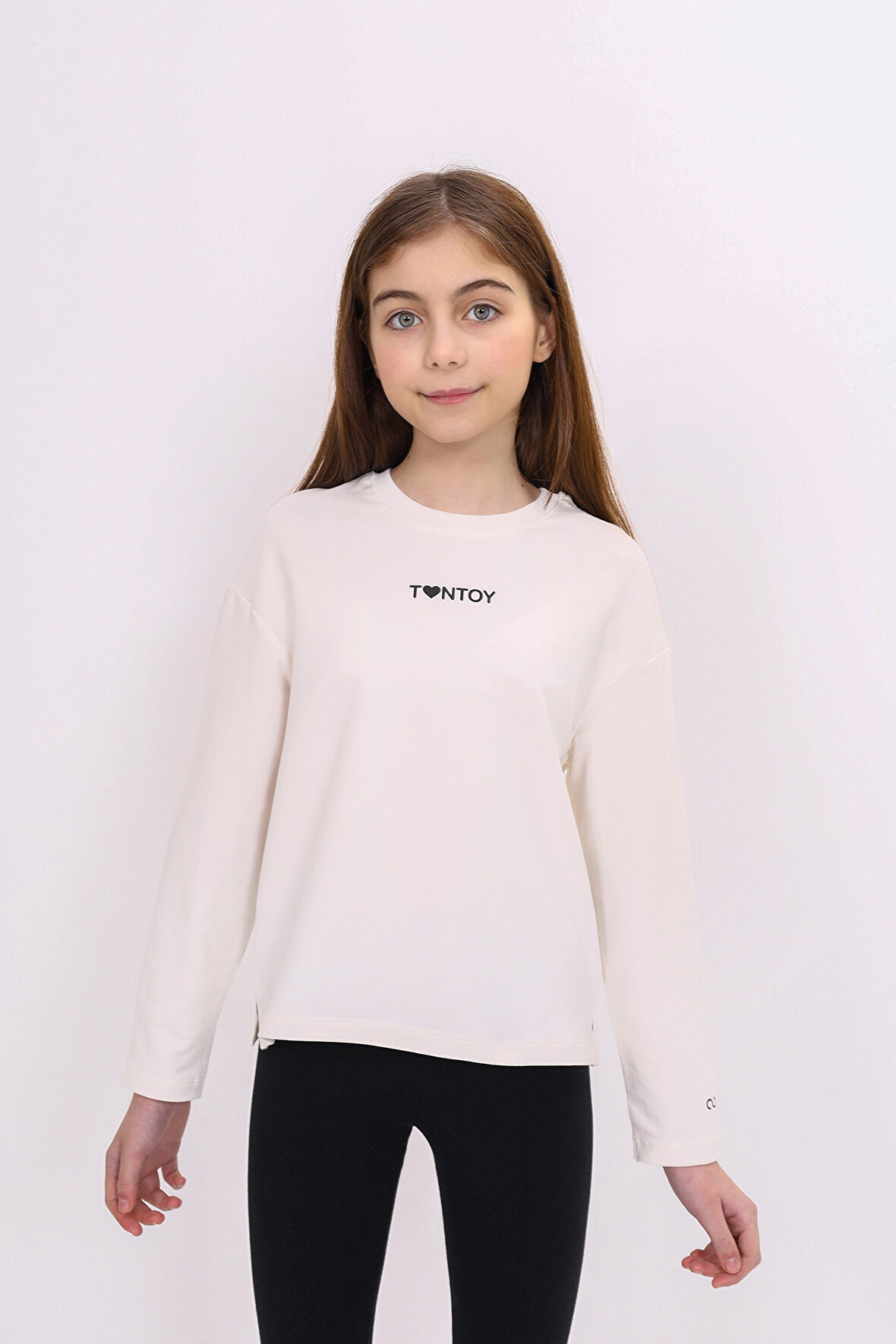 Toontoy Kız Çocuk Baskılı Tişört