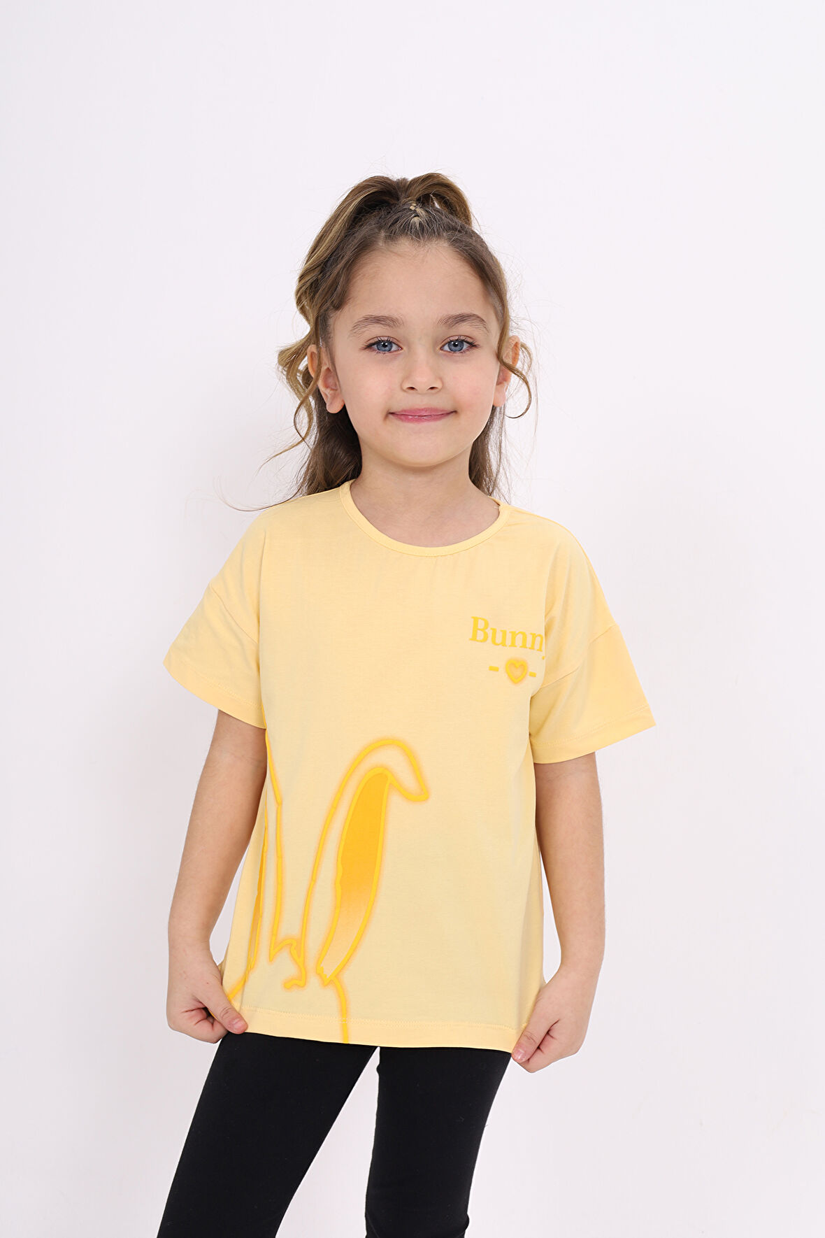 Toontoy Kız Çocuk Baskılı Tişört