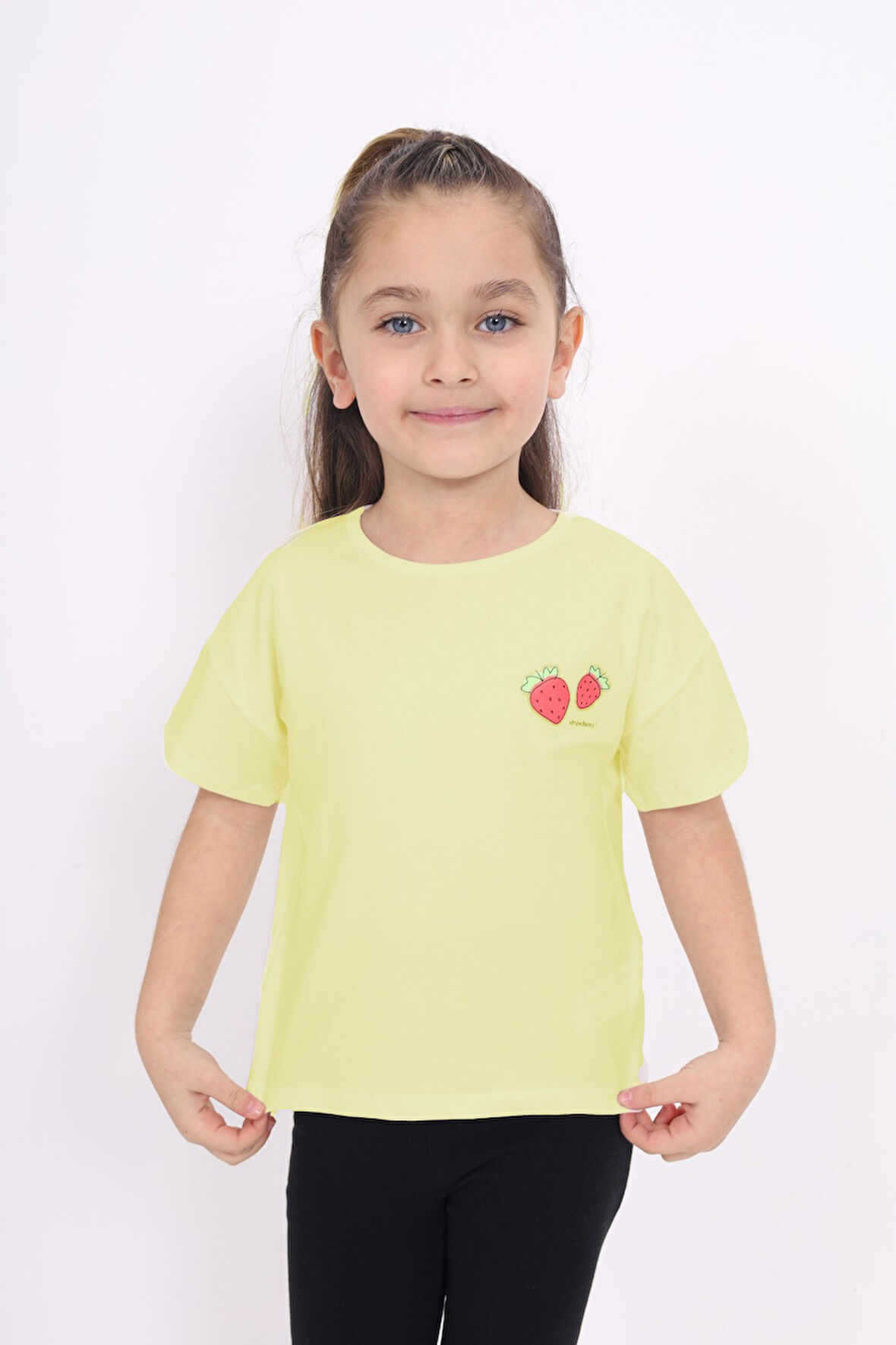 Toontoy Kız Çocuk Baskılı Tişört