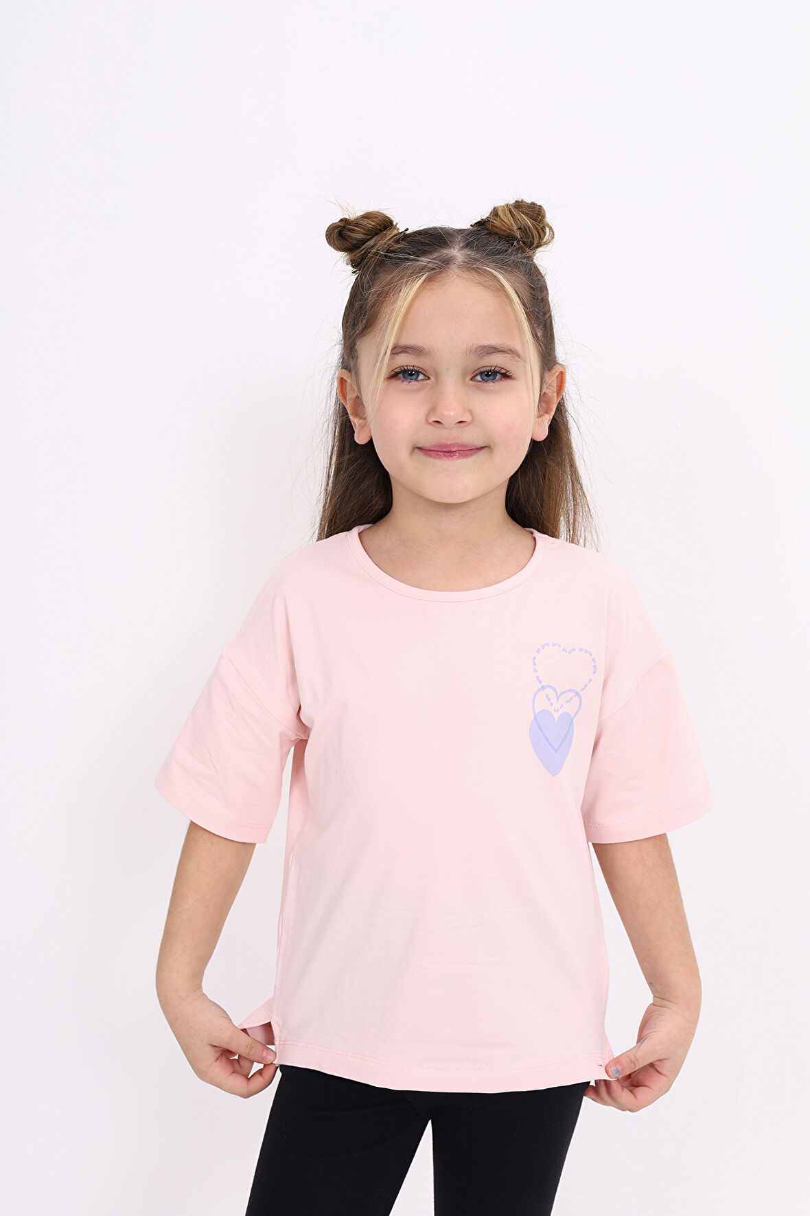 Toontoy Kız Çocuk Baskılı Tişört