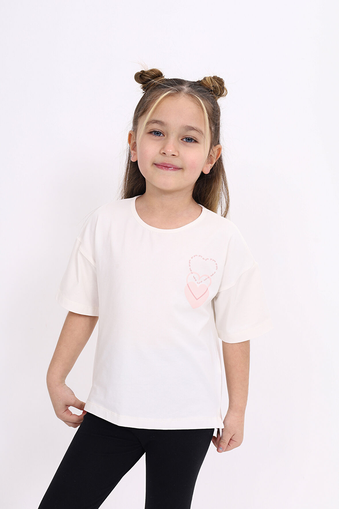 Toontoy Kız Çocuk Baskılı Tişört