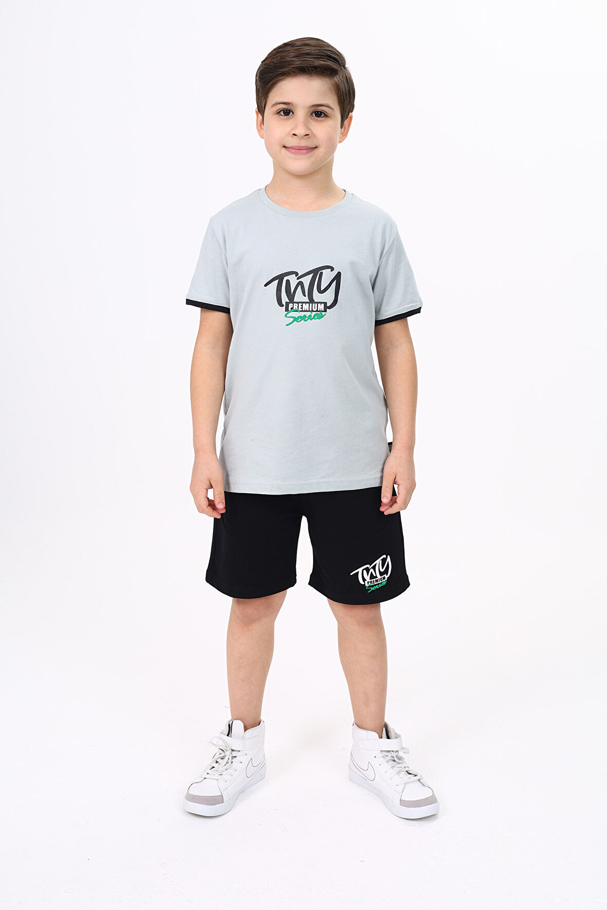 Toontoy Erkek Çocuk Baskılı Şortlu Takım 