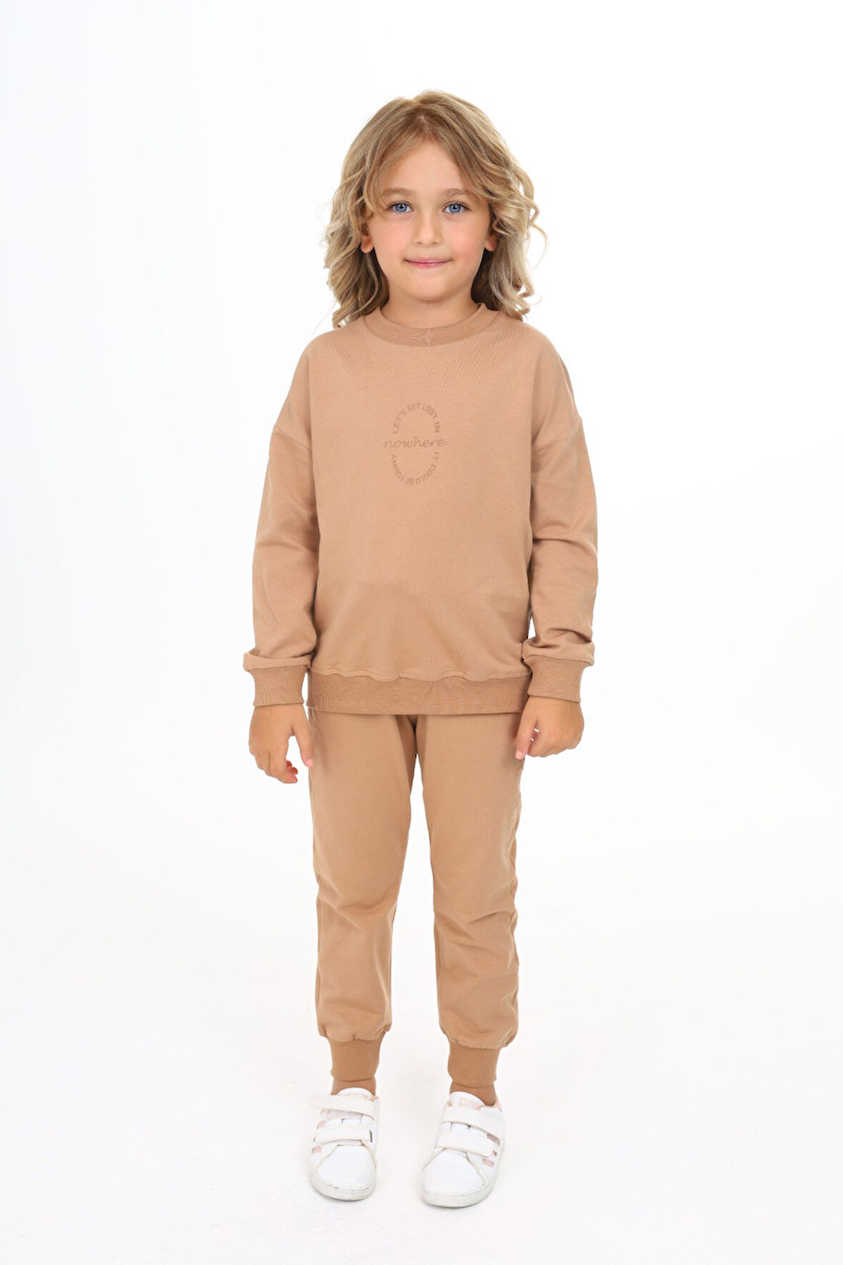 Toontoy Kız Çocuk Baskılı Eşofman Takım