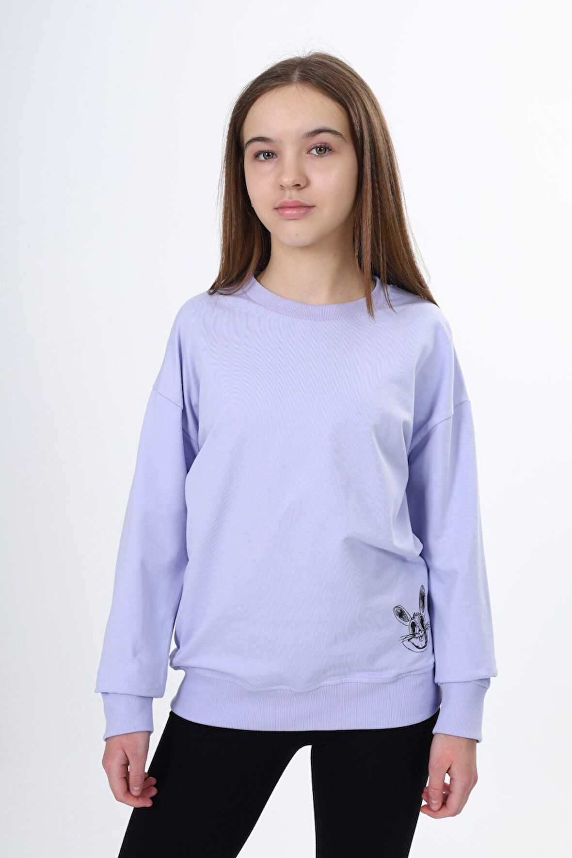 Toontoy Kız Çocuk Baskılı Sweatshirt