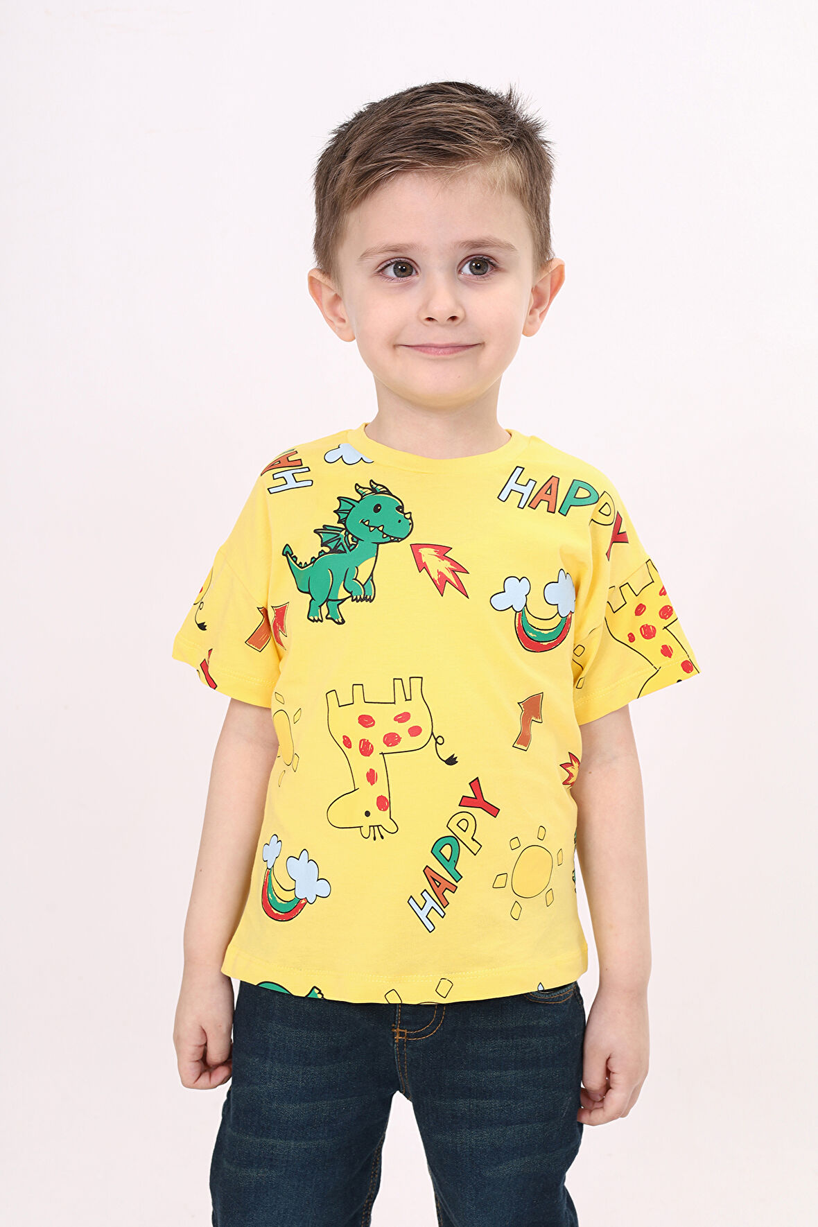 Toontoy Erkek Çocuk Baskılı Tişört