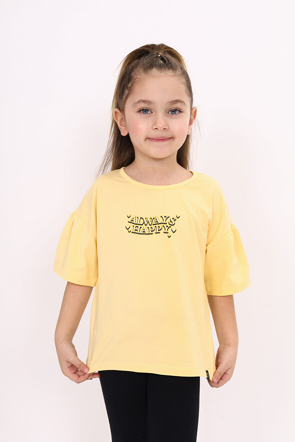 Toontoy Kız Çocuk Baskılı Tişört