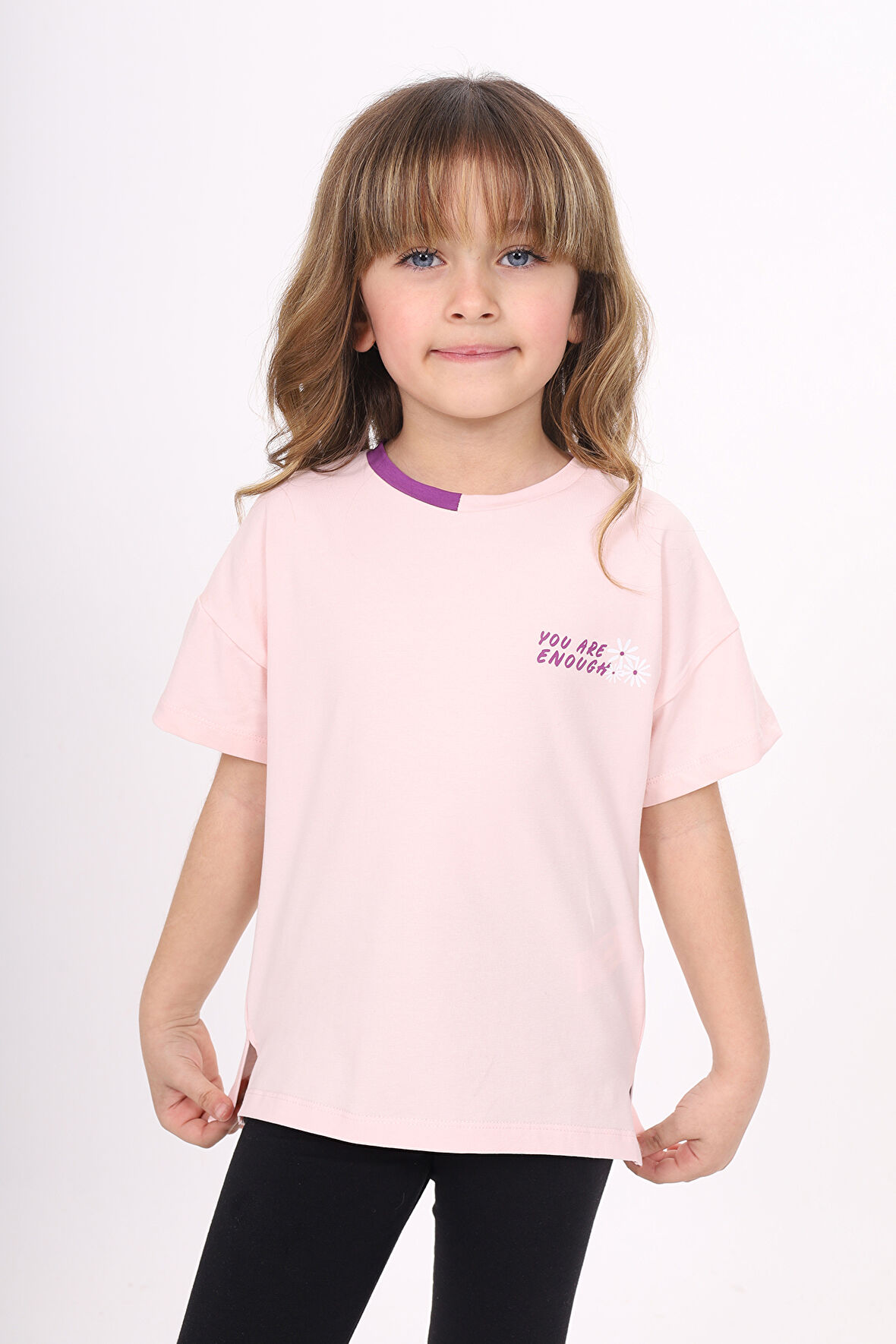 Toontoy Kız Çocuk Baskılı Tişört