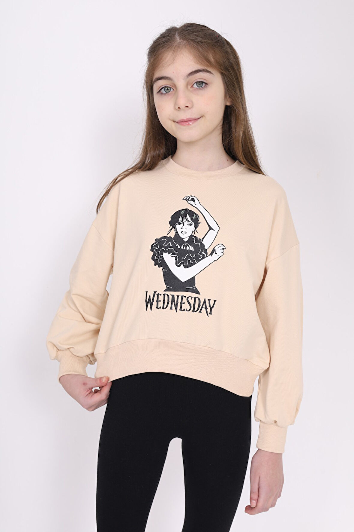 Toontoy Kız Çocuk Baskılı Sweatshirt