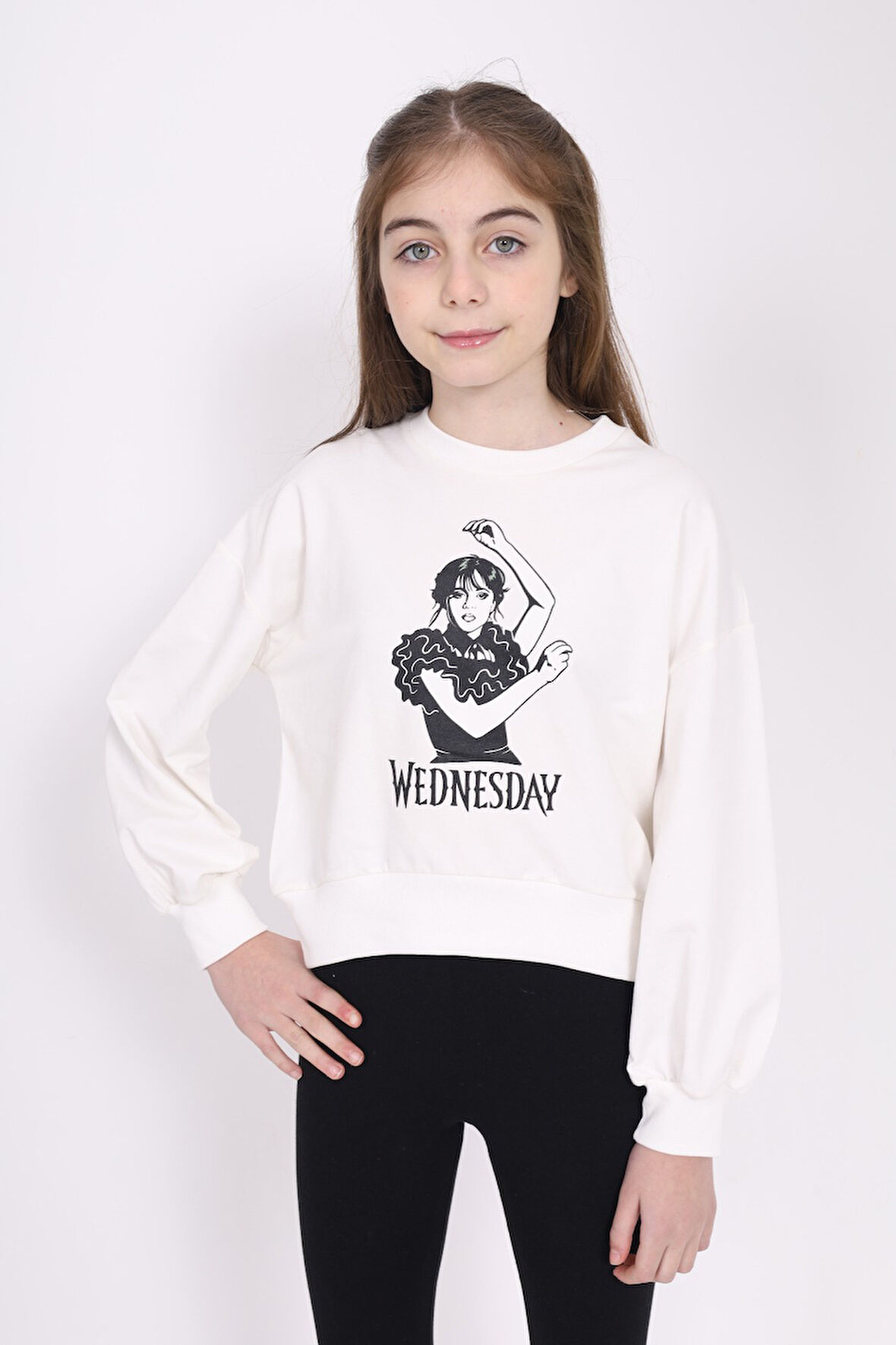 Toontoy Kız Çocuk Baskılı Sweatshirt