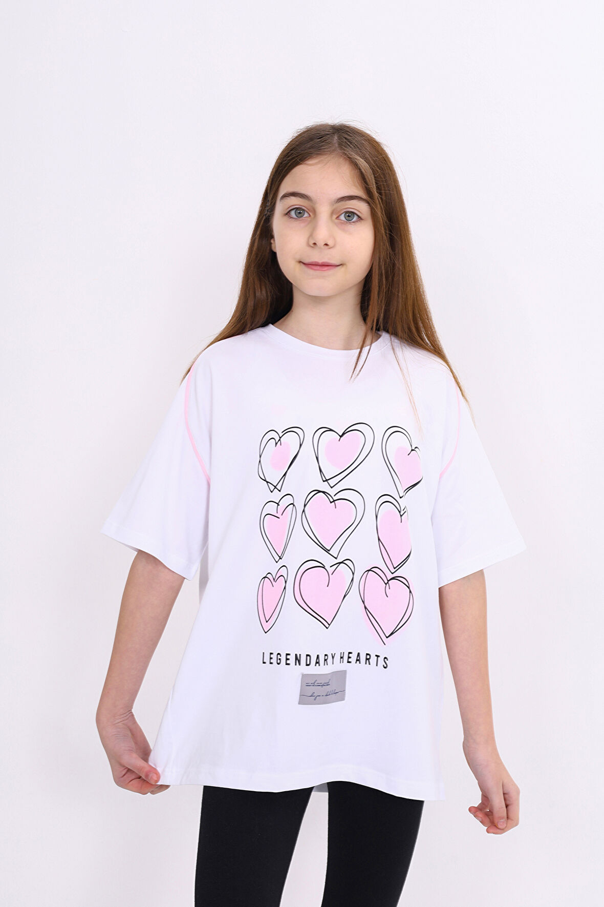 Toontoy Kız Çocuk Baskılı Tişört