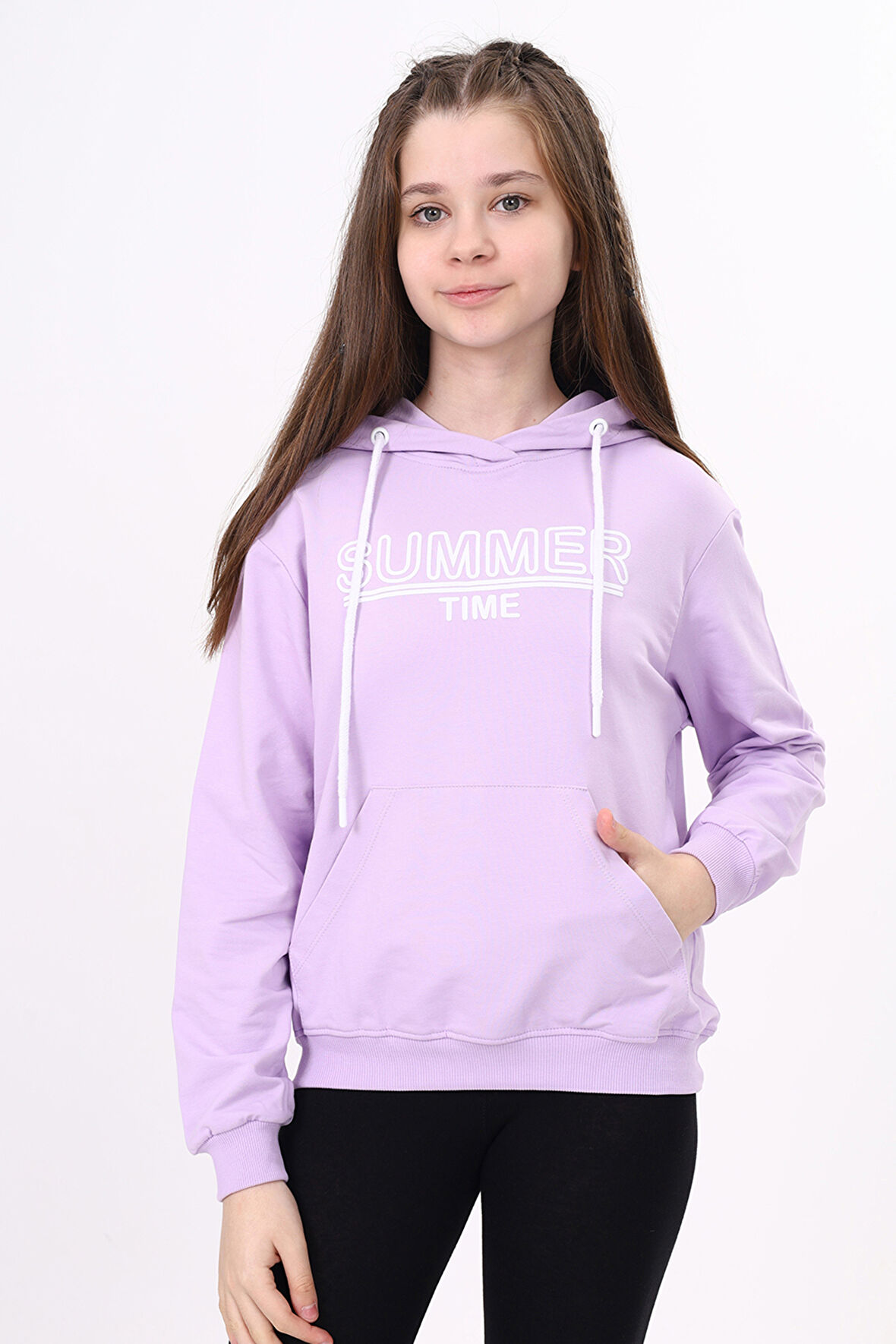 Toontoy Kız Çocuk Baskılı Sweatshirt