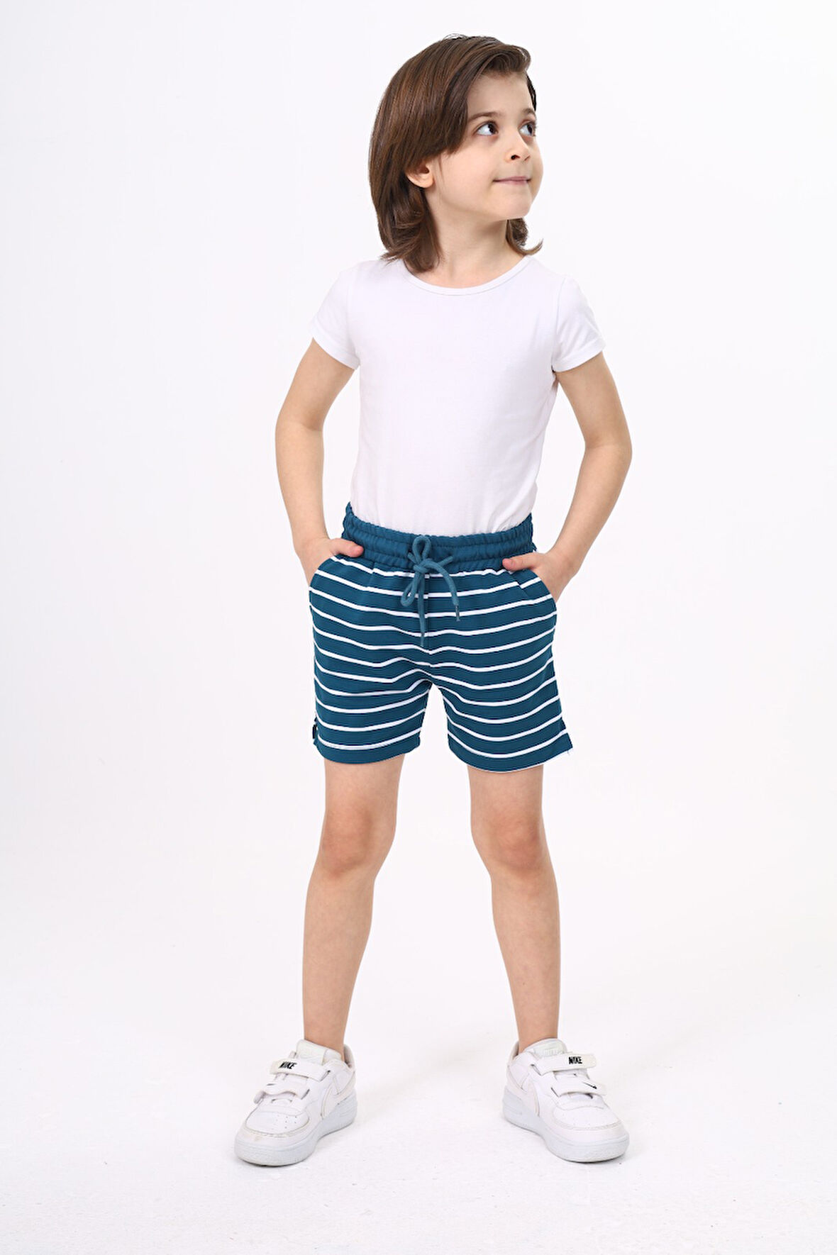 Toontoy Erkek Çocuk Çizgili Şort 