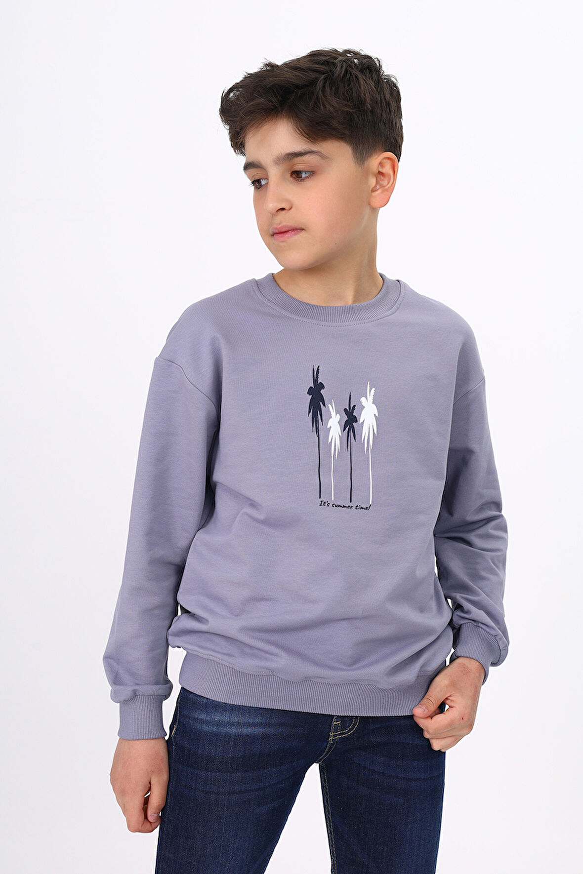 Toontoy Erkek Çocuk Baskılı Sweatshirt