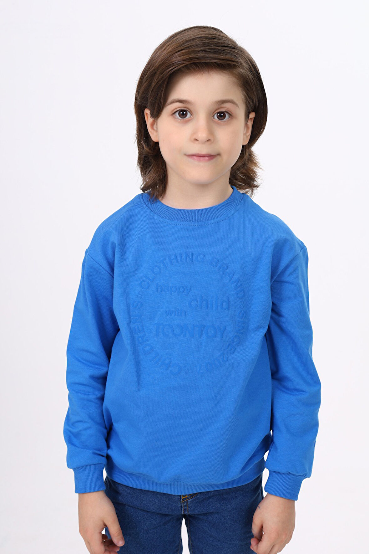 Toontoy Erkek Çocuk Baskılı Sweatshirt