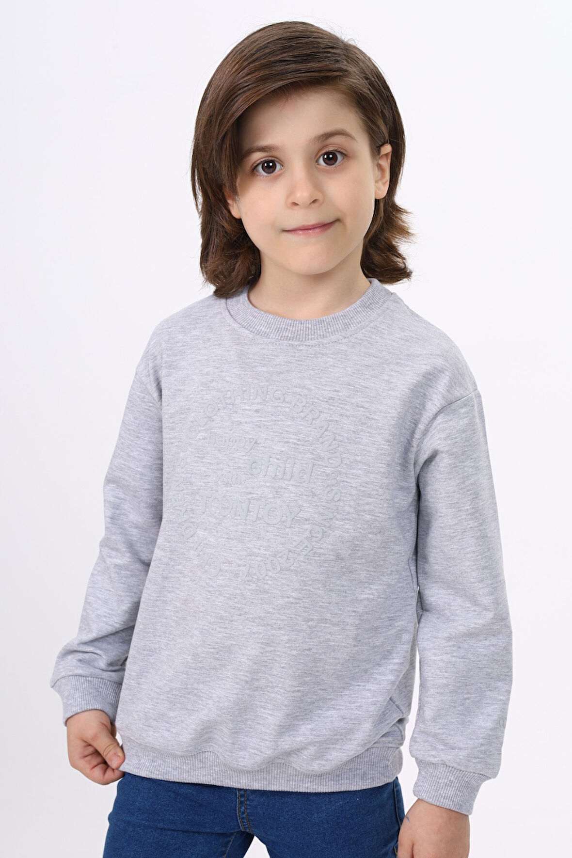 Toontoy Erkek Çocuk Baskılı Sweatshirt