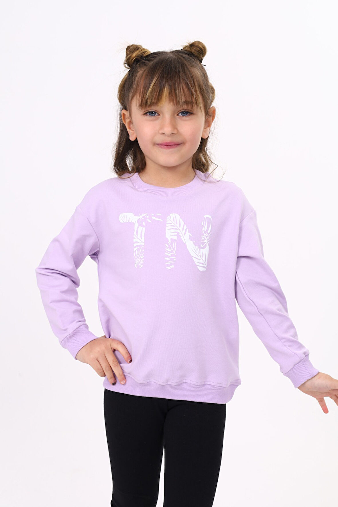 Toontoy Kız Çocuk Baskılı Sweatshirt