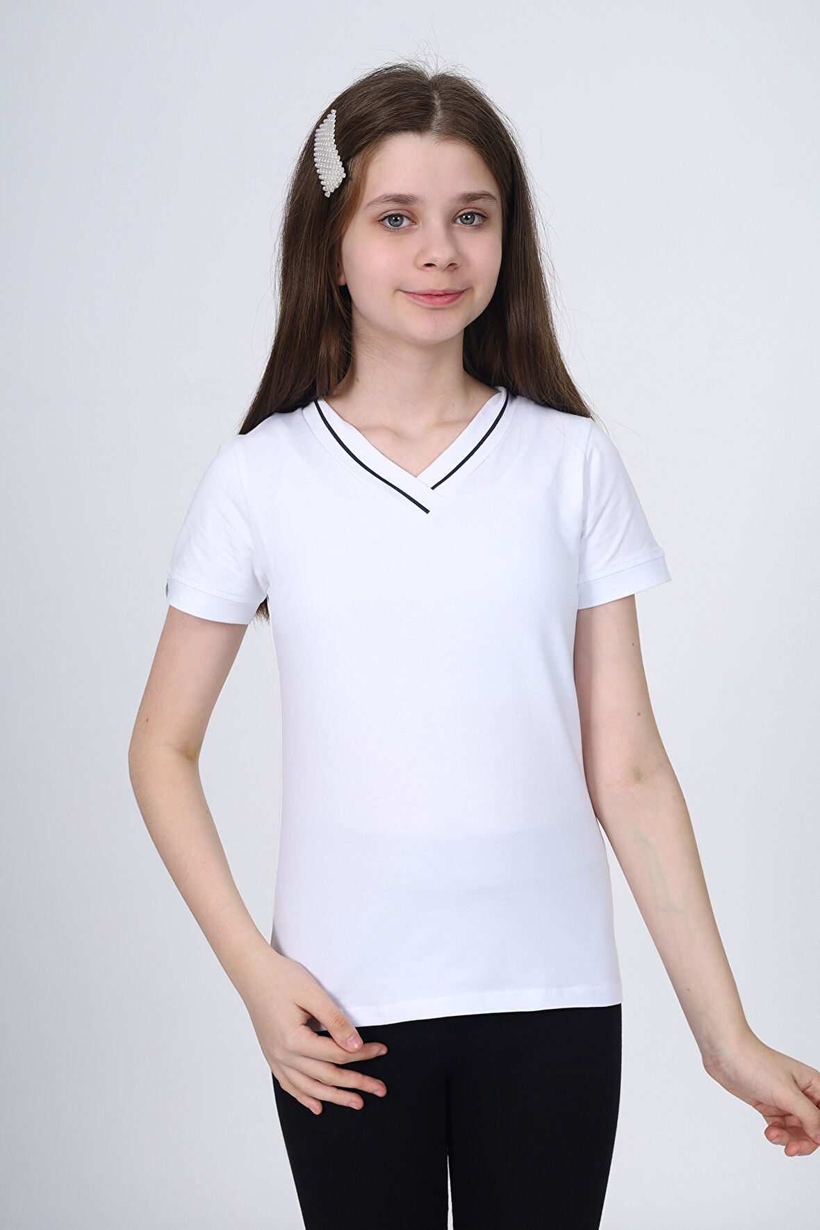 Toontoy Kız Çocuk Okul Tişört