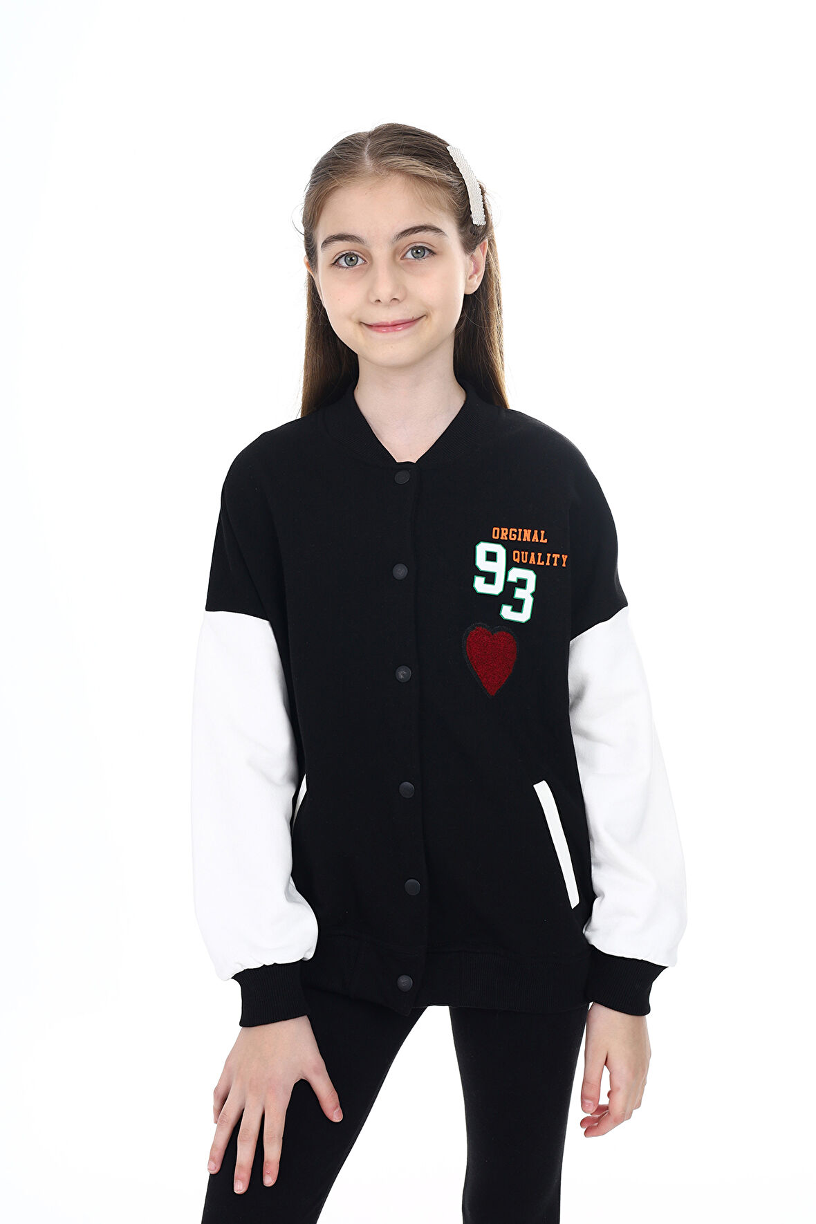 Toontoy Kız Çocuk Baskılı Kolej Hırka